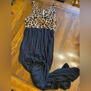 Leopard Print Maxi Dress